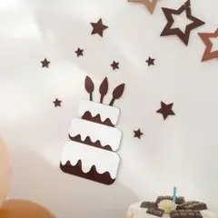 1009 誕生日 バースデー ケーキ 不織布 レターバナー 飾り 祝い 記念