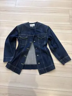 GANNI デニムジャケット 新品未使用 Gジャン イエロー パステルカラー