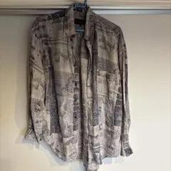 GIANNI VALENTINO 総柄 ジャガード シャツ 長袖 メンズ 綿 - メルカリ