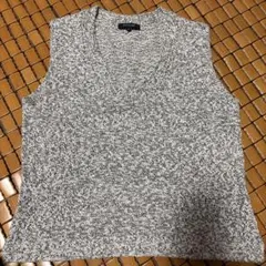 コムサデモード コットン ニットベスト M