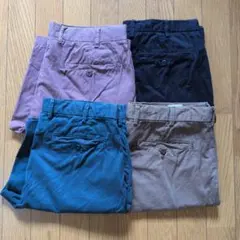 【ユニクロ】チノショートパンツ4枚セット
