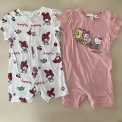 ベビーロンパース 80サンリオ 9-12ヶ月 H＆M マイメロディ