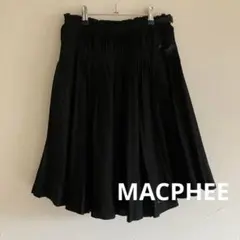 トゥモローランド マカフィー 巻きスカート プリーツ フレア ブラック スカートのサムネイル