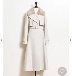 美品！新品タグなし noela（ノエラ）ファー付マルチロングコート