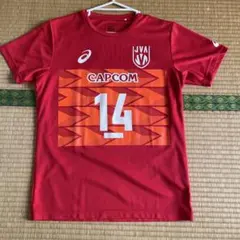 石川祐希 No.14 日本代表 応援Tシャツ XL 赤 asics 男子バレー