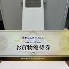 YAMADA お買物優待券 1冊10枚 ¥5000分