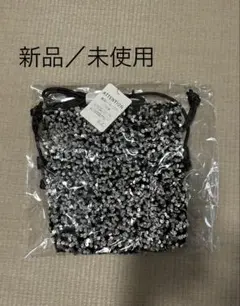 grove スパンコール巾着ミニショルダー