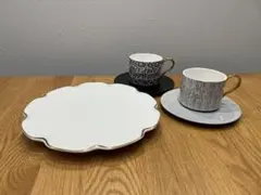 Francfranc プレート+カップ&ソーサー セット売り