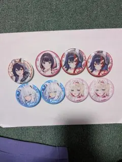 Vtuber 缶バッジセット 合計8個