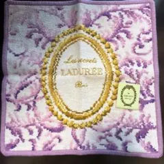 Ladurée 花柄タオルハンカチ ラデュレ　シェニールのサムネイル