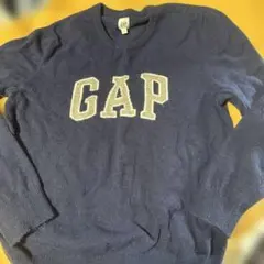 GAP ネイビー ロゴ ニットセーター