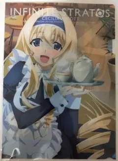 新品未使用セシリア・オルコットクリアファイルIS<インフィニット・ストラトス>