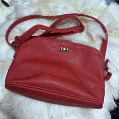 【美品】earth music&ecology レッドショルダーバッグのサムネイル