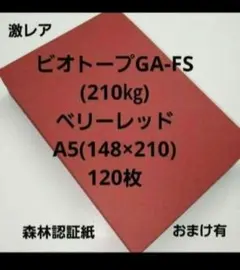 ビオトープGA-FSベリーレッド (210㎏)A5、120枚 激レア商品