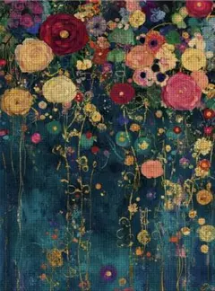 クロスステッチキット14CT ガーデンフラワー