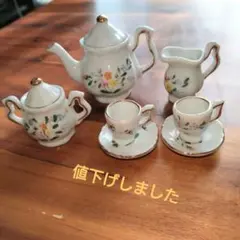 ミニチュアティーセット 陶磁器製