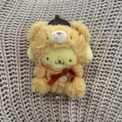 ポムポムプリン　ラテクマ　マスコット　キーホルダー　サンリオ　ぬいぐるみ