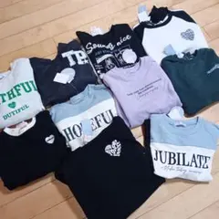 ★新品未使用♪女の子トレーナー 10着セット♪140、150 長袖 タグ付き