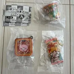 超リアル！ミニチュア駄菓子マスコット 9 12 いか ブタメン ヌードル　3点