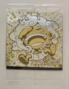 ONE PIECE 大海賊ワンピースシールウエハース　　ニカルフィ裏ギア4ルフィ