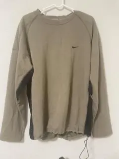 【archive】00s Nike Sweat ドローコード　刺繍ロゴ　y2k