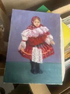 曳野豊重「 パリ の 裏街 」F6 風景画 油彩画 油絵 フランス 島根 の人 曳野豊重「フランス人形」6号アクリル,真作保証,東峰美術旧蔵 - メルカリ