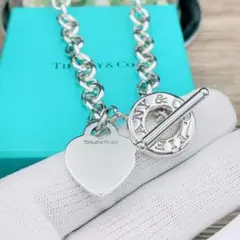 ティファニー TIFFANY&CO ハートタグ トグル ネックレス SV925 2025年最新】ティファニー ハートタグ トグルネックレスの人気