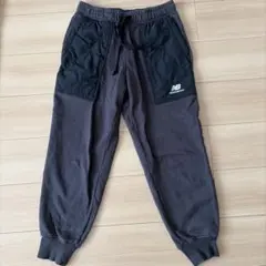 new balance ジョガーパンツ S ブラック