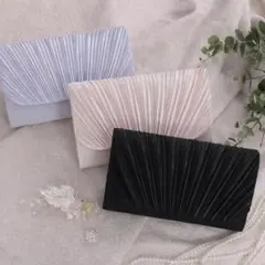 パーティーバッグ 2WAY クラッチバッグ ショルダーバッグ 結婚式 ベージュ