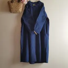 新品　SM2☆コットンリネンギャザーコートワンピース