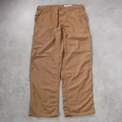 カーハート W34 ダックパンツ ペインター ボトム 古着 ベージュ 18284