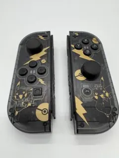 【ジャンク】Switch ジョイコン　ピカチュウ換装済★左右スティック新品交換