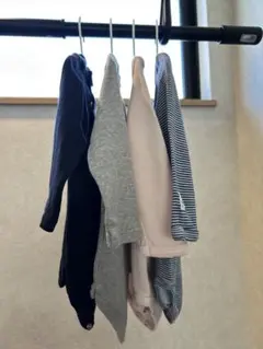 【美品！】プチバトー　コットン タートルネック ボディスーツ