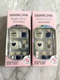 【新品未使用】DASHING DIVA マジックプレス ペディ 2個セットのサムネイル