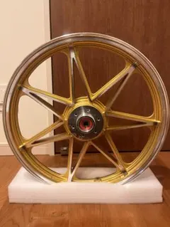 CBX400F ゴールド アルマイト加工 バイクホイール - メルカリ
