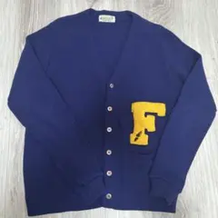 レタードカーディガン カーディガン