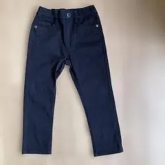 110 ブラック　デニムレギンス　ストレートパンツ