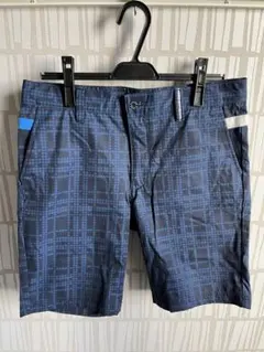 FIDRA ネイビー チェック柄 パンツ