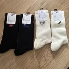 【新品】ユニクロ KAWS Socksソックス　靴下25-27cm 四種セット