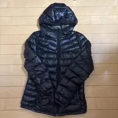 00s old uniqlo 短丈プレミアムダウンジャケット　光沢　y2k