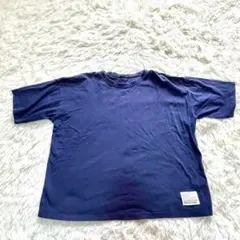 【ストリート】シスキー 半袖Tシャツ ネイビー 150cm 綿100 シンプルのサムネイル