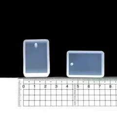 レジン　シリコンモールド　プレートタイプ　長方形　2個