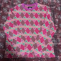 希少 Stussy 長袖ボーダーTシャツ Mサイズ - メルカリ