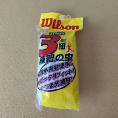【未使用】 Wilson 練習の虫 ソックス 3足組　21～24cm野球ソックス