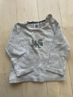 PETIT BATEAU グレー 長袖 Tシャツ 12m