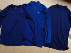 子供少年野球Mizuno ネイビー アンダーシャツ 8枚セット ベルト2点140