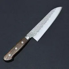包丁 仙助 三徳包丁 槌目 ダマスカス マホガニ合板柄 200mm 包丁 仙助 三徳包丁 槌目 ダマスカス マホガニ合板柄 200mm - メルカリ