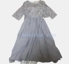 【美品】KATHARINE ROSS レース切替パーティードレスのサムネイル