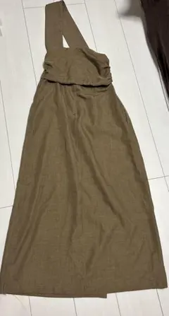 ambre neige☆肩紐脱着可 2WAY ワンショルダースカート ロング