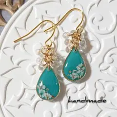 ≪315 シルバー≫レジンピアス 350円 - メルカリ